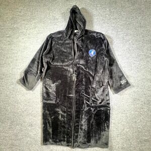 ISlide Phantom Robe Men's XL Black Polyester Fleece Minnesota Timberwolves NBA